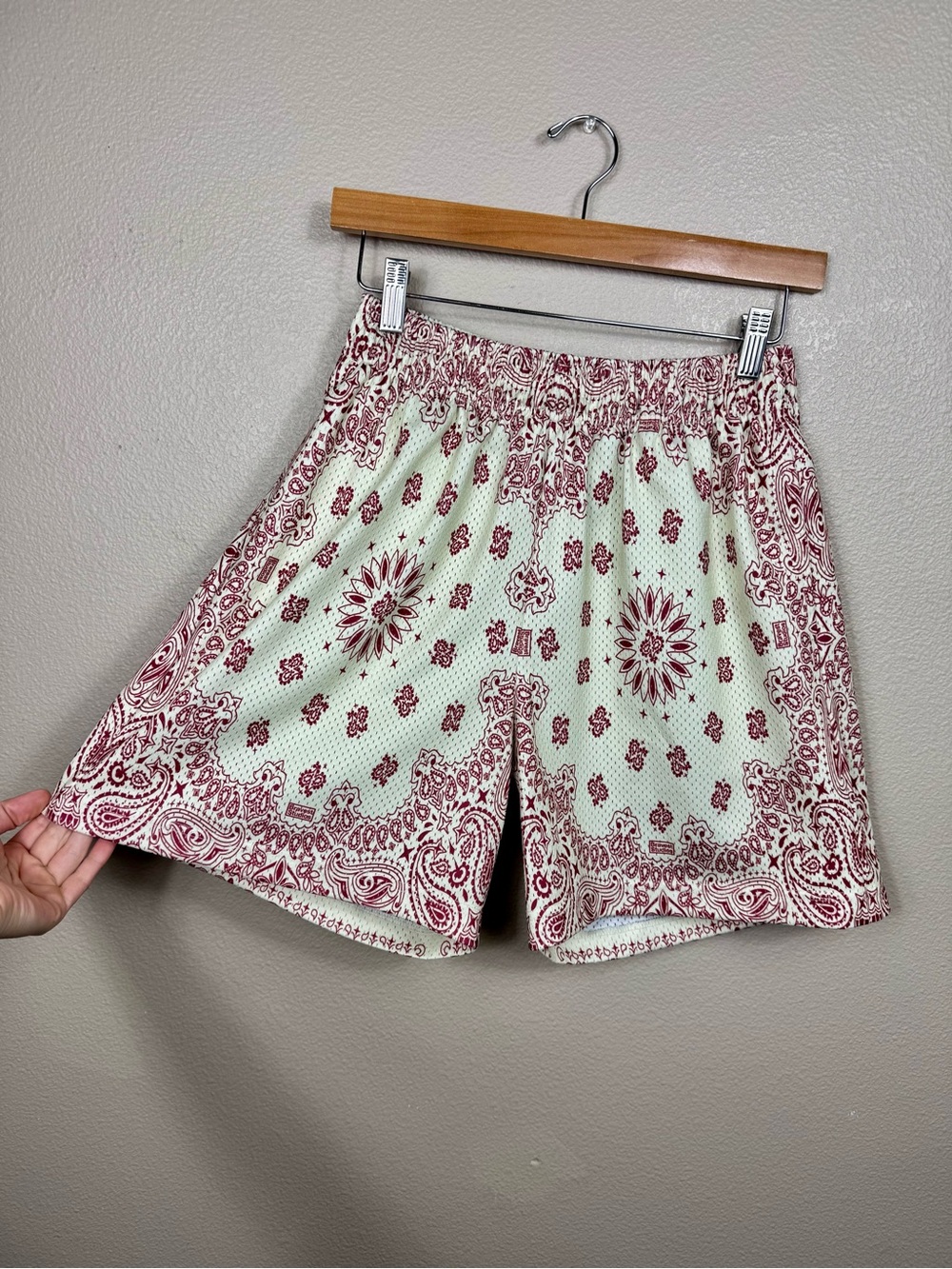 Bravest Studios Red‎ Paisley Shorts large streetwear EUC A - Picture 5 of 7